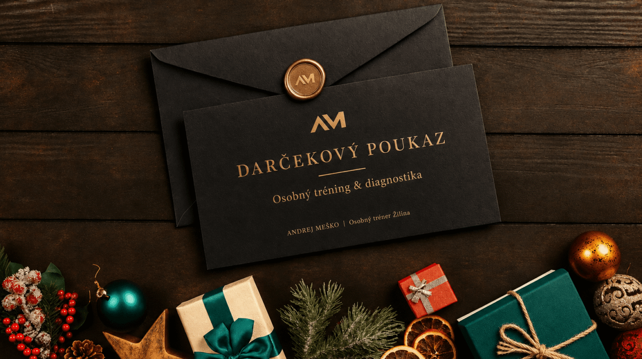 5 tipov na originálny vianočný darček, ktorý má zmysel 1 vianočný darček pre IT špecialistu, manažéra, mamu, otca. voucher na osobný tréning, dar zdravia. darčekový voucher daruj zdravie. andrej meško osobný tréner žilina